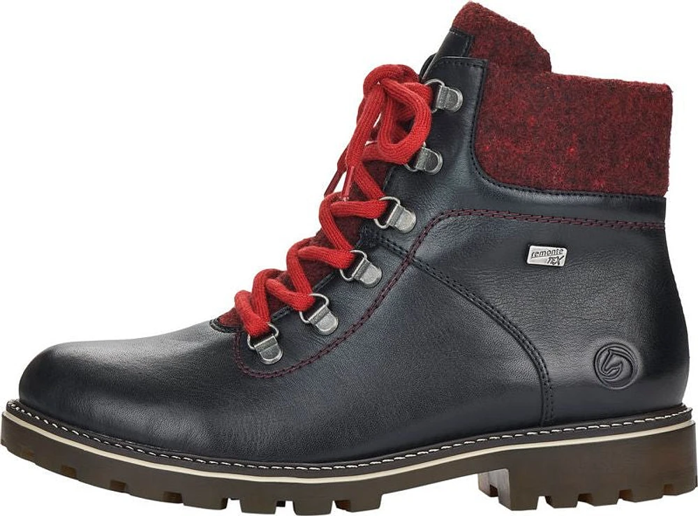 Black Hiker W/ Red Laces