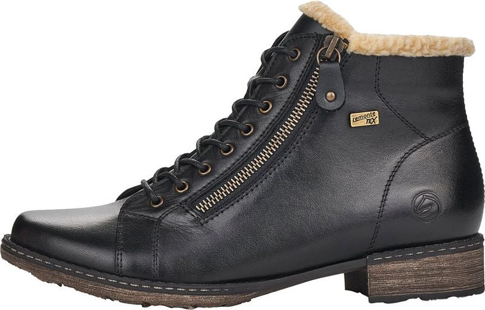 Black Lace Up Boot