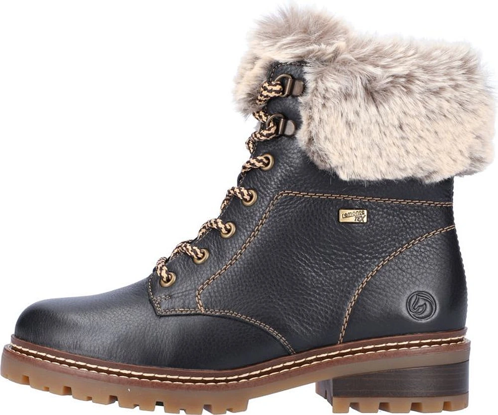 Black Lace Up Boot