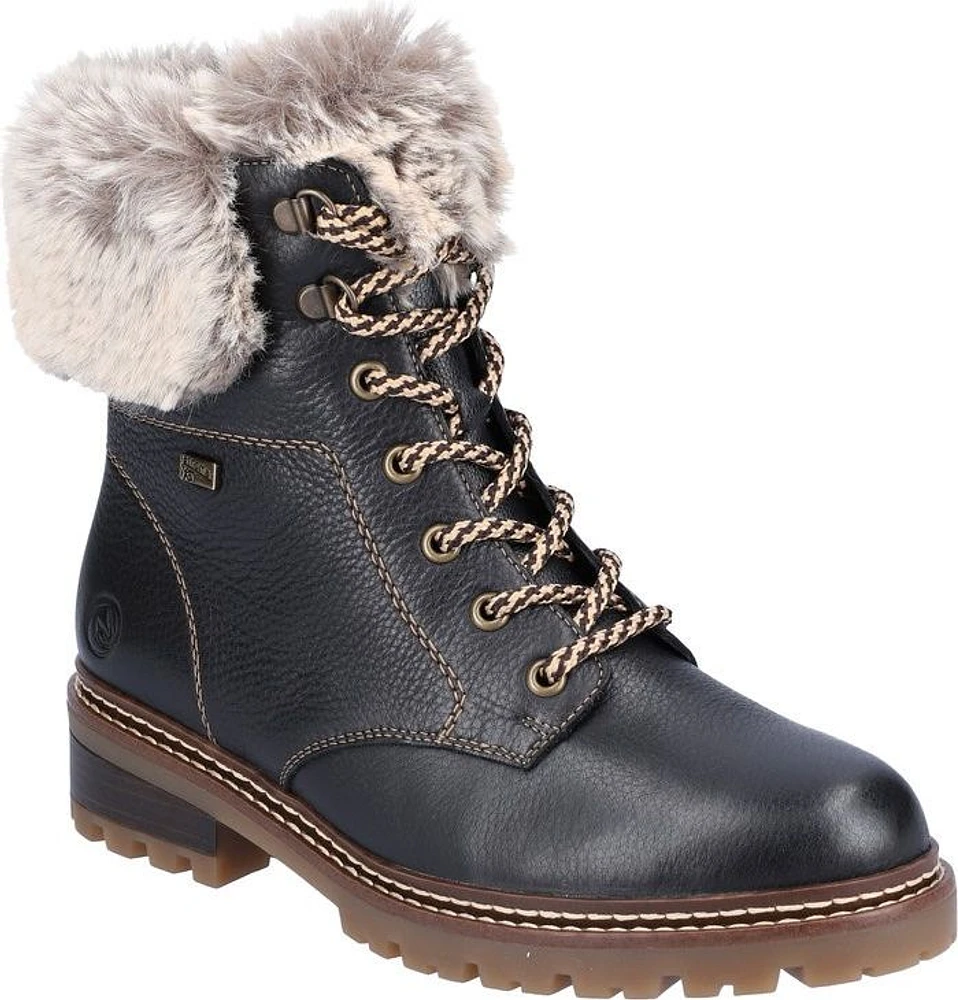 Black Lace Up Boot
