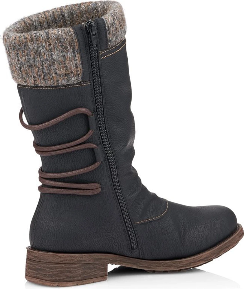 Black Side Zip Boot