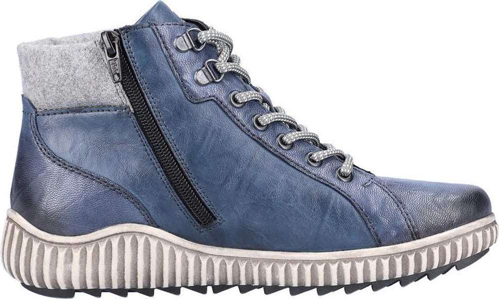 Blue Ankle Boot