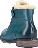 Blue Lace Up Boot