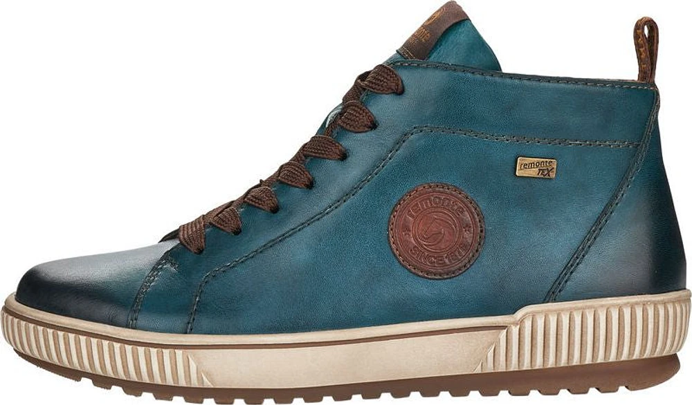 Blue Lace Up Boot