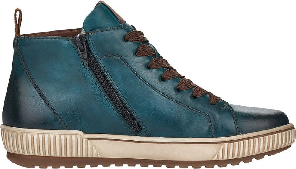 Blue Lace Up Boot