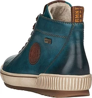 Blue Lace Up Boot
