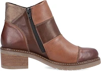 Chestnut Side Zip Boot