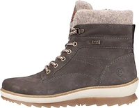 Grey Lace Up Boot