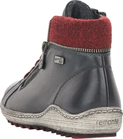 Navy/Red Lace Up Boot