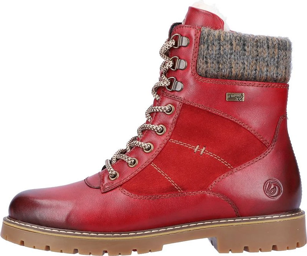 Red Lace Up Hiker