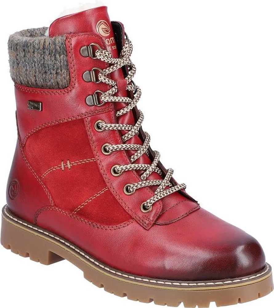 Red Lace Up Hiker