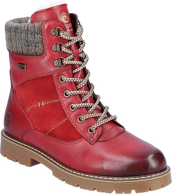 Red Lace Up Hiker