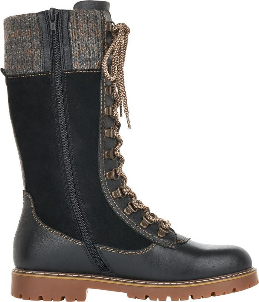 Tall Black Flip Grip Boot