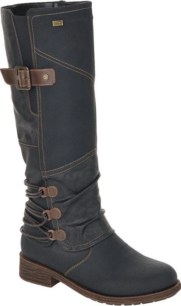 Tall Black Side Zip Boot