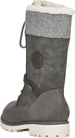 Tall Grey Lace Up Boot