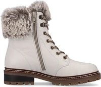 White Lace Up Boot