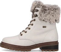 White Lace Up Boot