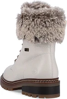White Lace Up Boot