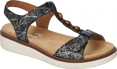 Black Velcro Sandal
