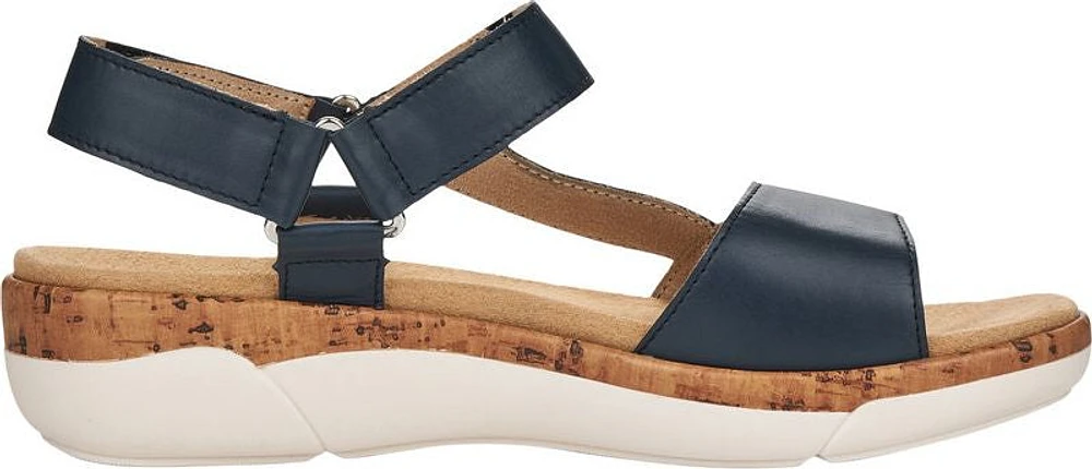 Navy Velcro Strap Sandal