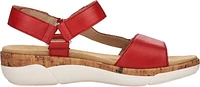 Red Velcro Strap Sandal