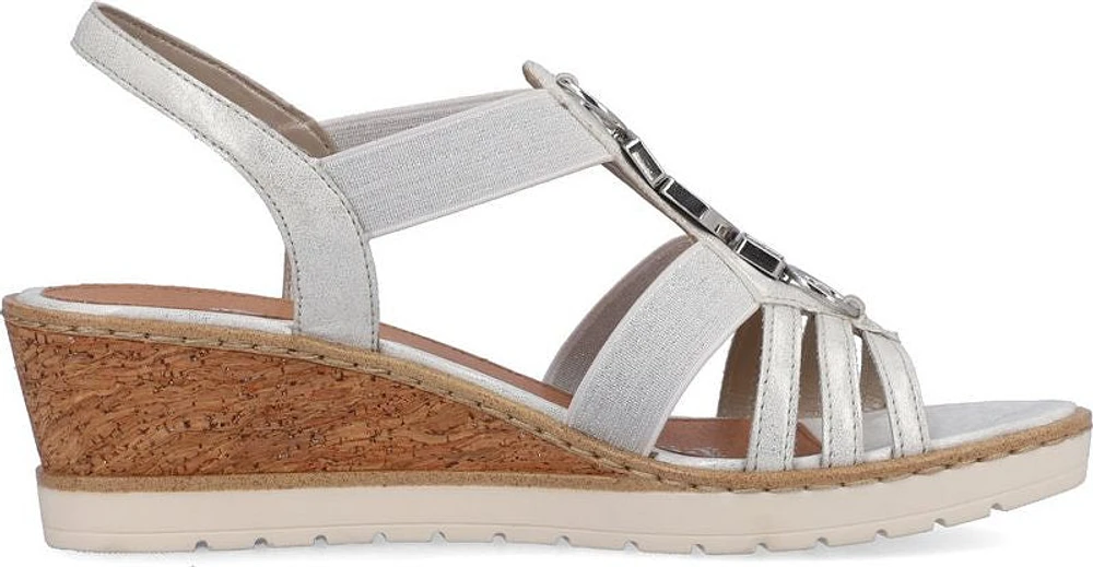 Elastic Pull On Sandal