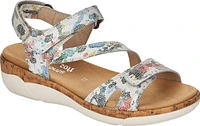 White Multi Criss Cross Sandal