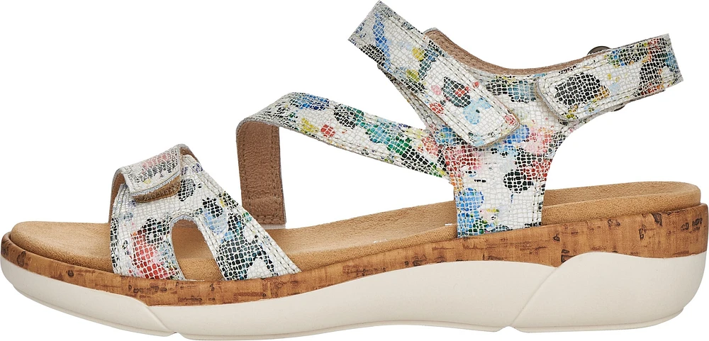 White Multi Criss Cross Sandal