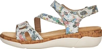 White Multi Criss Cross Sandal