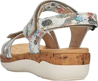 White Multi Criss Cross Sandal