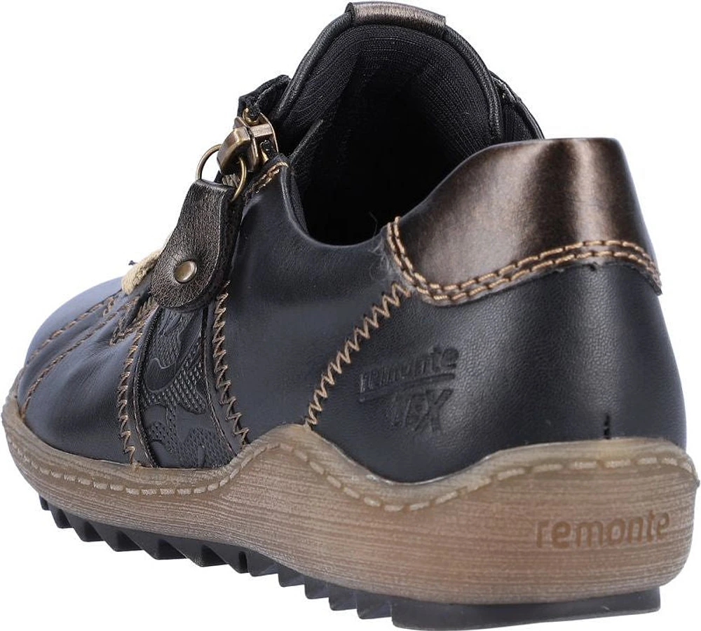 Lace Up Side Zip
