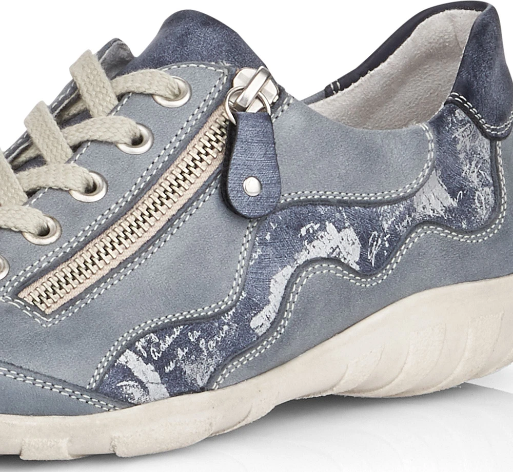 Blue Jean Lace Up