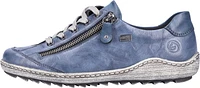 Blue Lace Up With Side Zip
