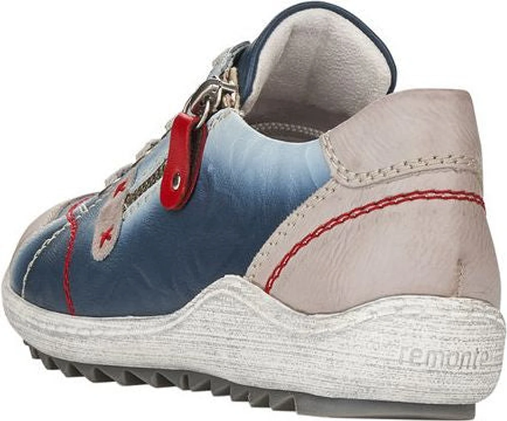 Blue/Grey Lace Up