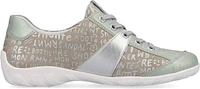 Mint Pattern Lace Up