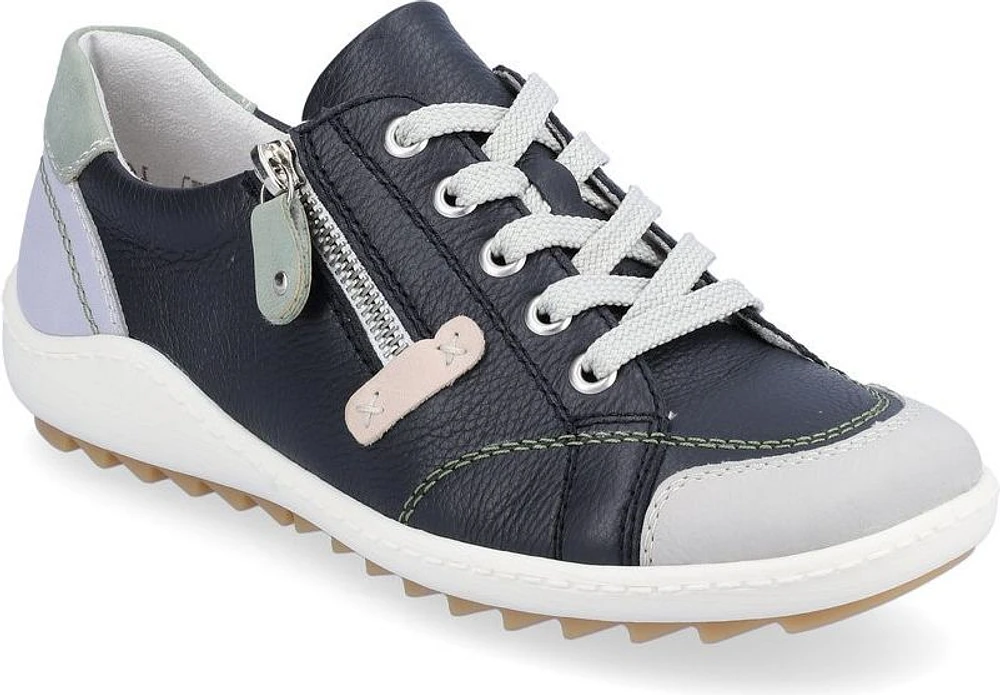 Navy Lace Up