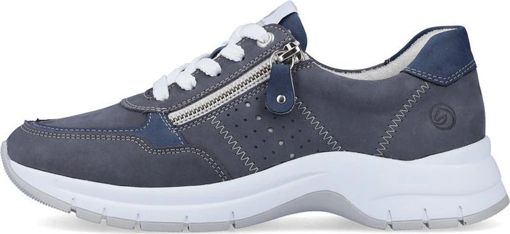 Navy Lace Up