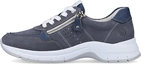 Navy Lace Up