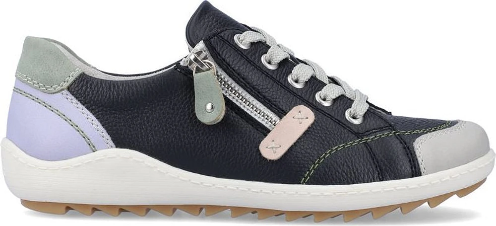 Navy Lace Up