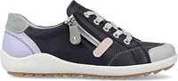 Navy Lace Up