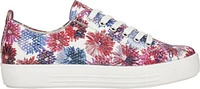 White Multi Flower Lace Up