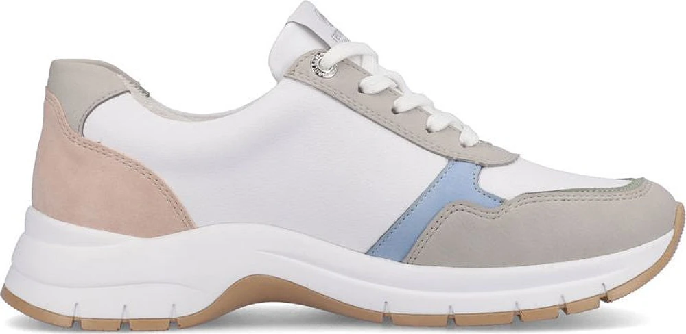 White/Multi Lace Up