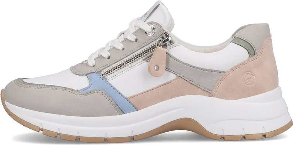 White/Multi Lace Up