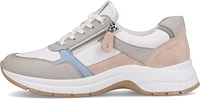 White/Multi Lace Up