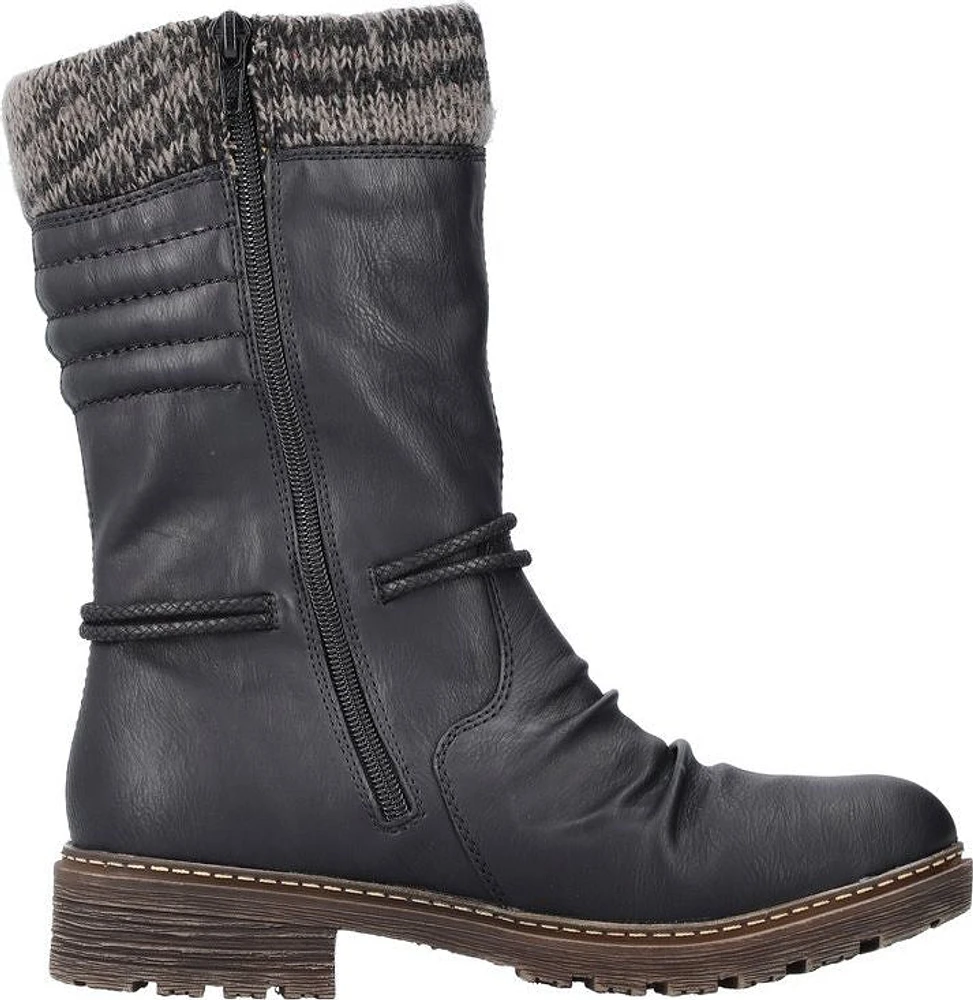Black Back Lace Boot