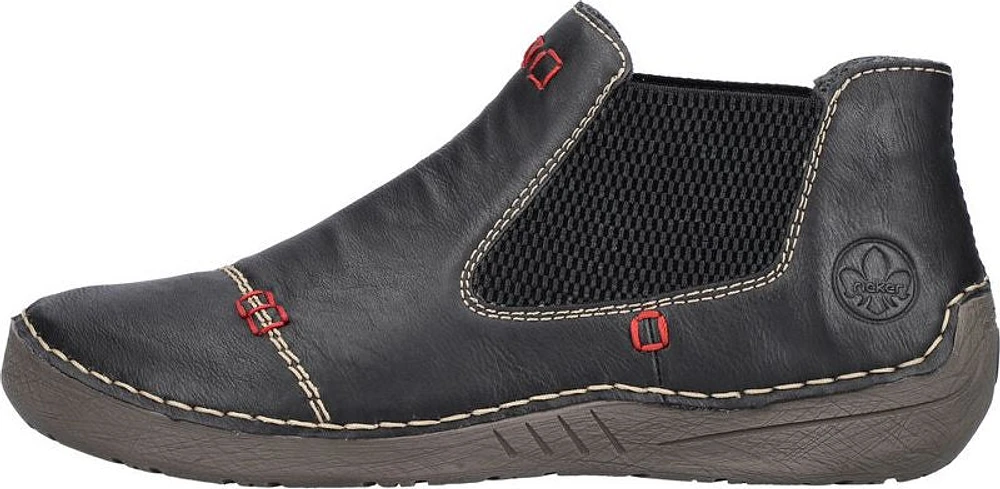 Black Double Gore Bootie