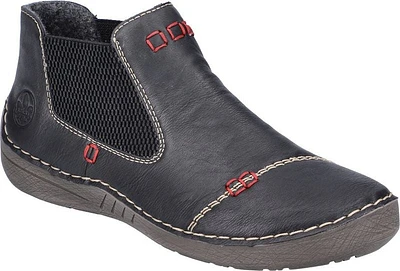 Black Double Gore Bootie