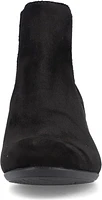Black Fur Lined W Heel