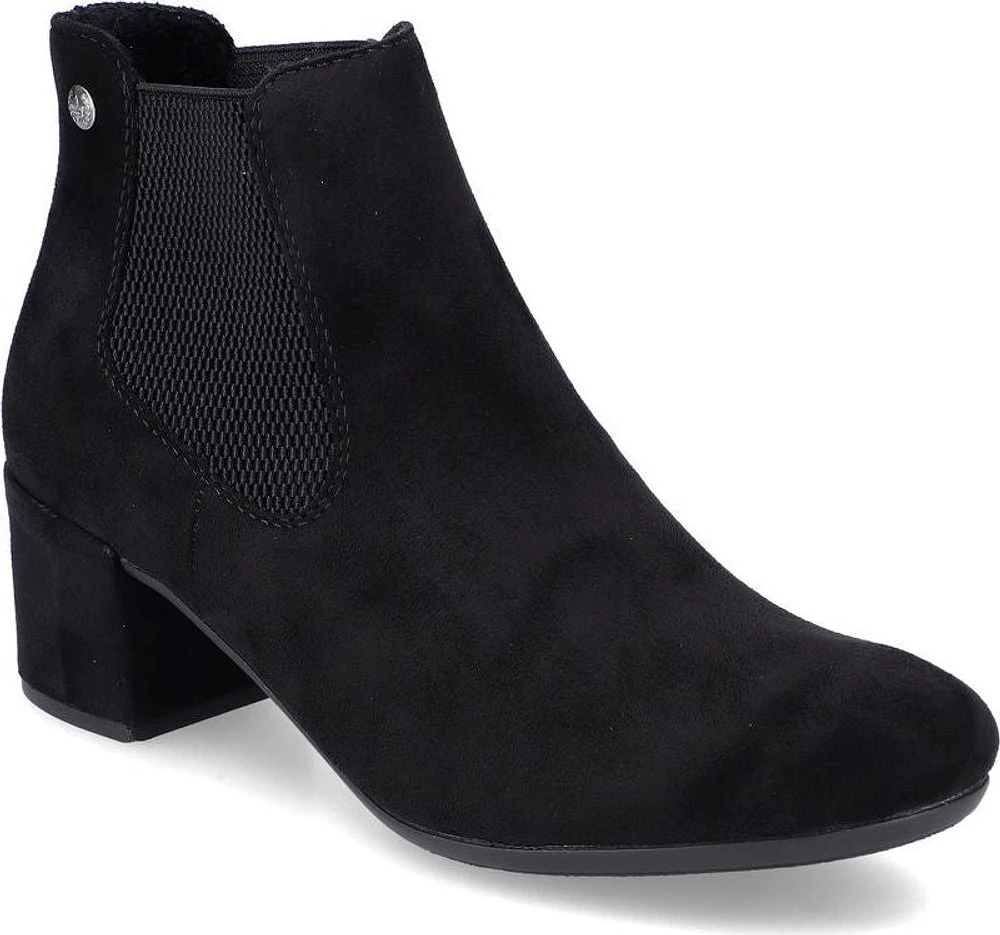 Black Fur Lined W Heel