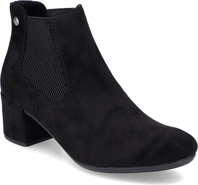 Black Fur Lined W Heel